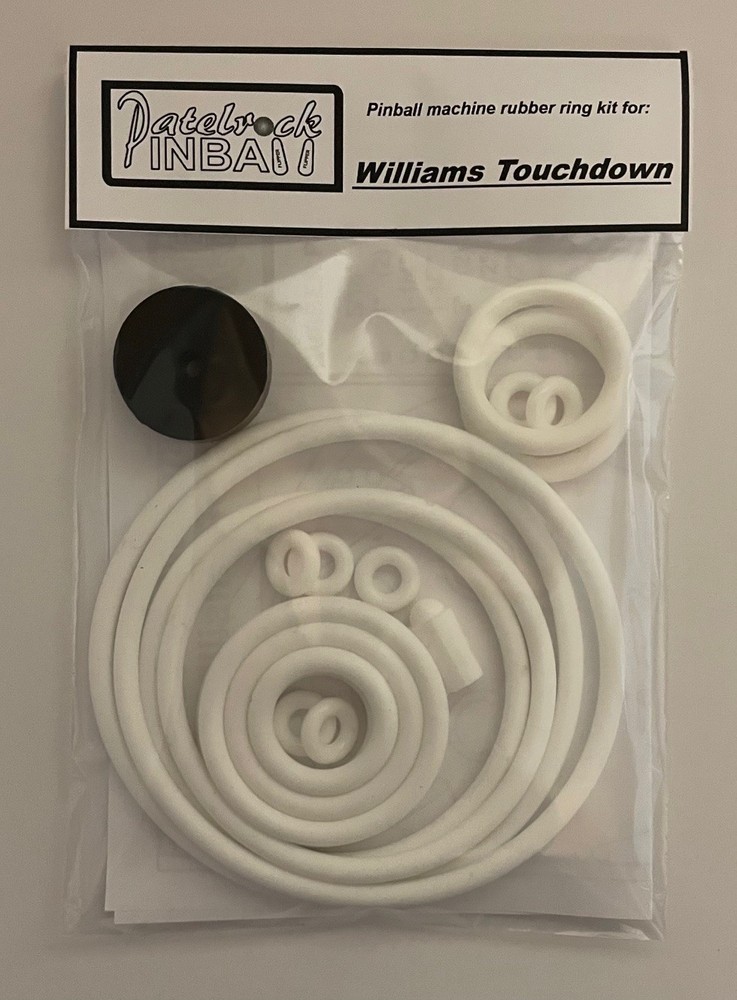 1967 Williams Touchdown Pinball Machine Rubber Ring Kit
