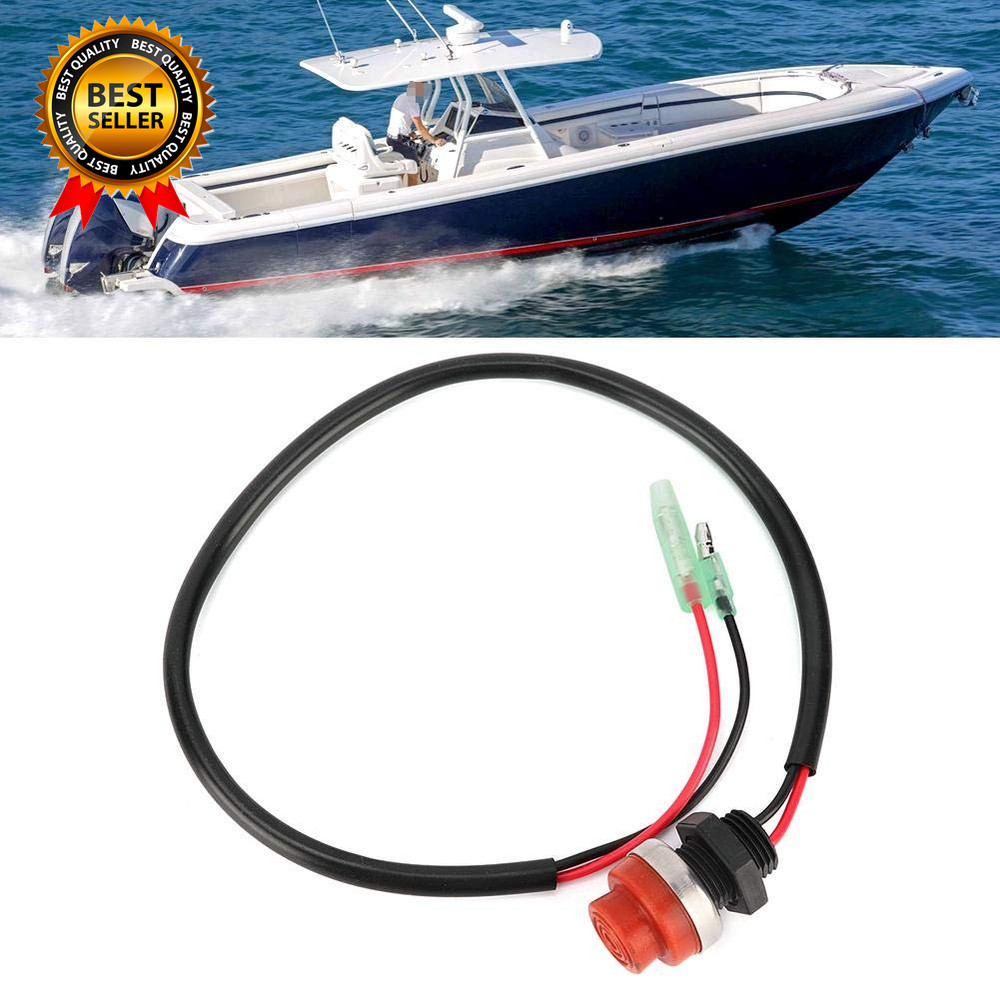 For 1989 Outboard Start Button Boat Button Switch Start Stop Switch Keyless Push