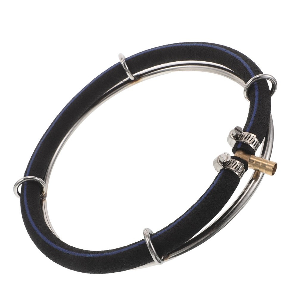 Fish Pond Oxygenation Bubbler Air Stone - Stainless Steel Bubble Diffuser Ring