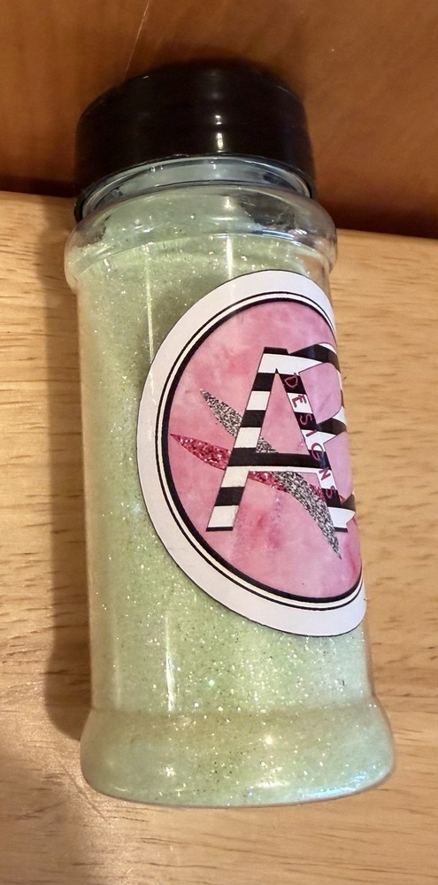 AB Design Co Glow Glitter In Key Lime