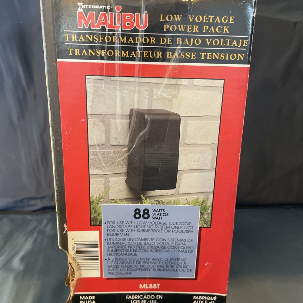 INTERMATIC MALIBU ML88T 88 Watt Power Pack Timer Low Voltage Transformer New