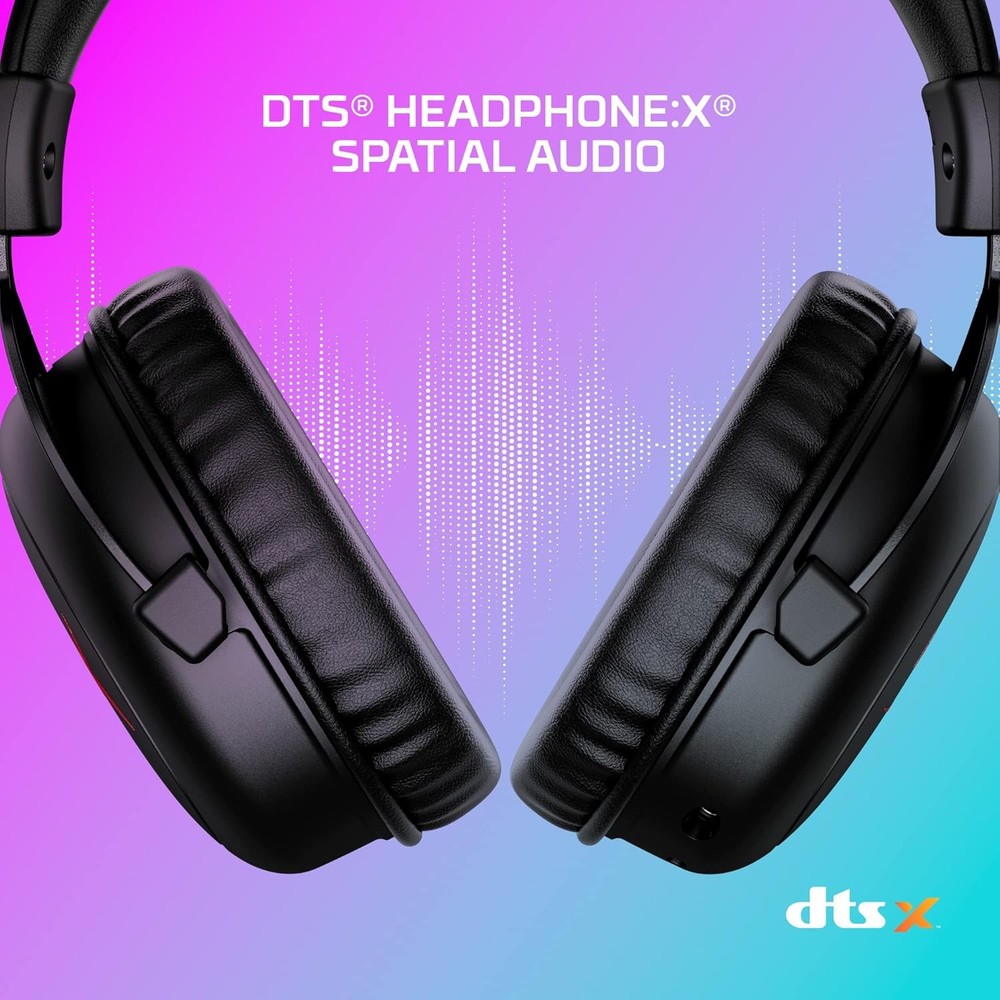 HyperX Cloud II Core Wireless Gaming PC Headset DTS Headphone:X Spatial Audio