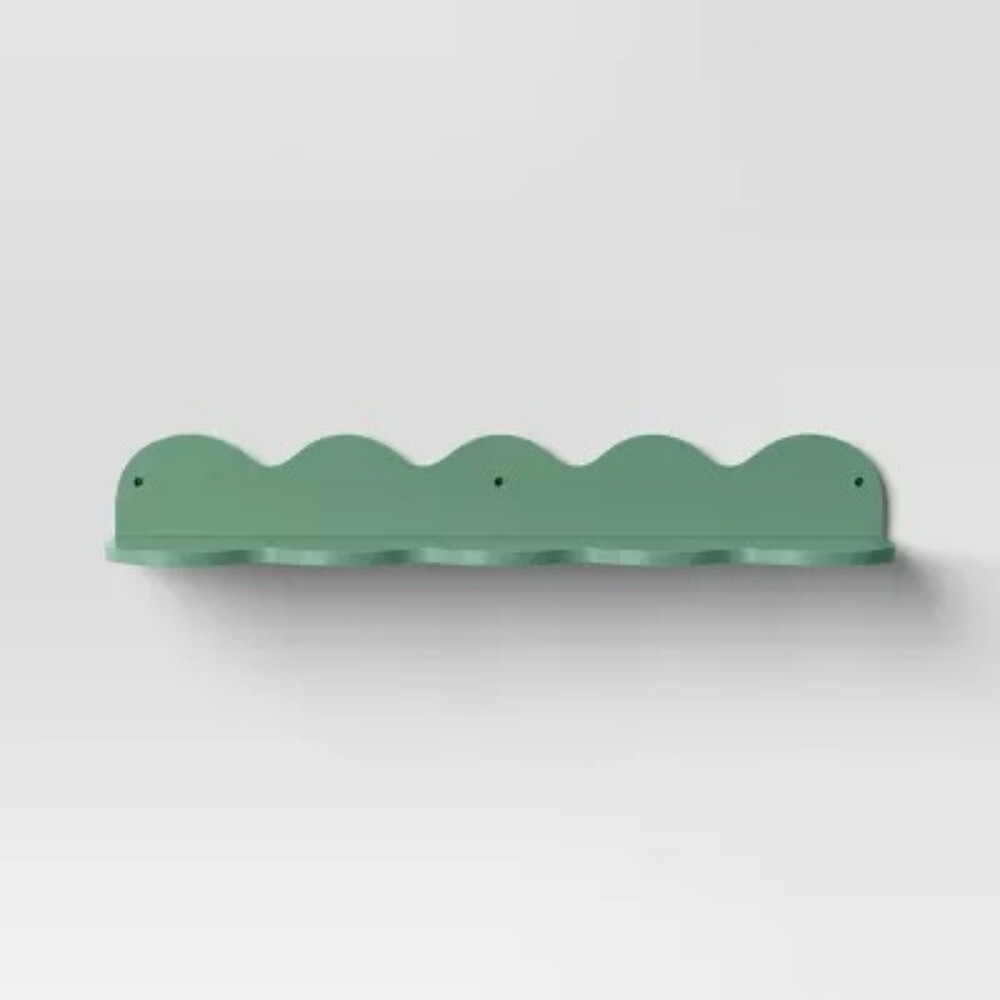 24" Wavy Wall Shelf
