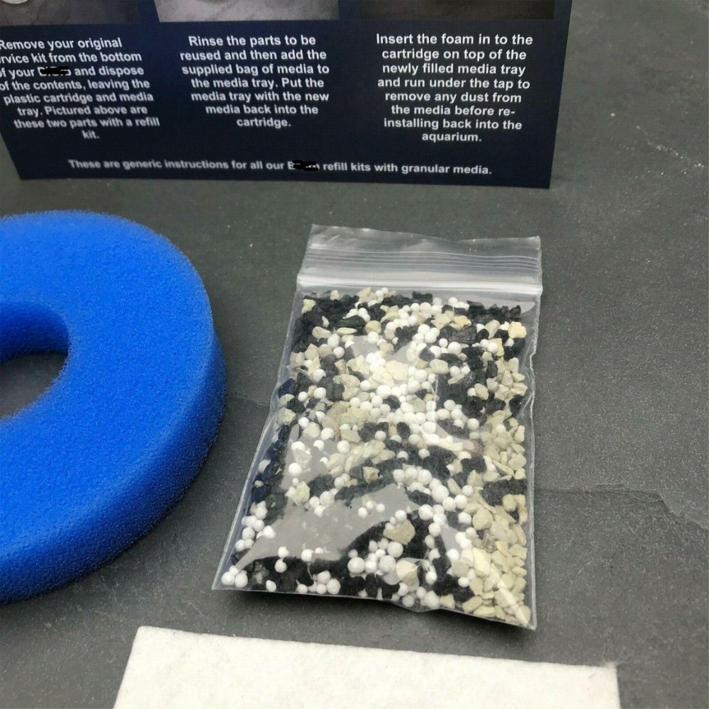 COMPATIBLE WITH BiORB ANTI ALGAE FILTER SERVICE KIT REFILL INC A PAD & AIR STONE