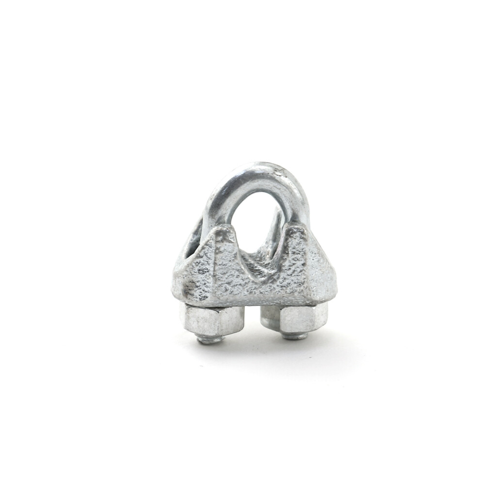 4 pc. Wire Rope Clips, 1/8"- Iron Wire Hardware
