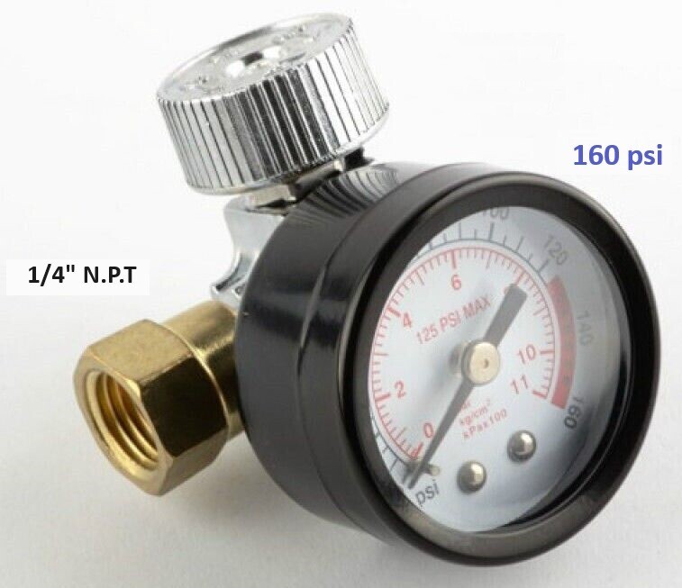 Pneumatic Air Control Compressor Pressure Gauge Regulating Regulator Valve VALEY
