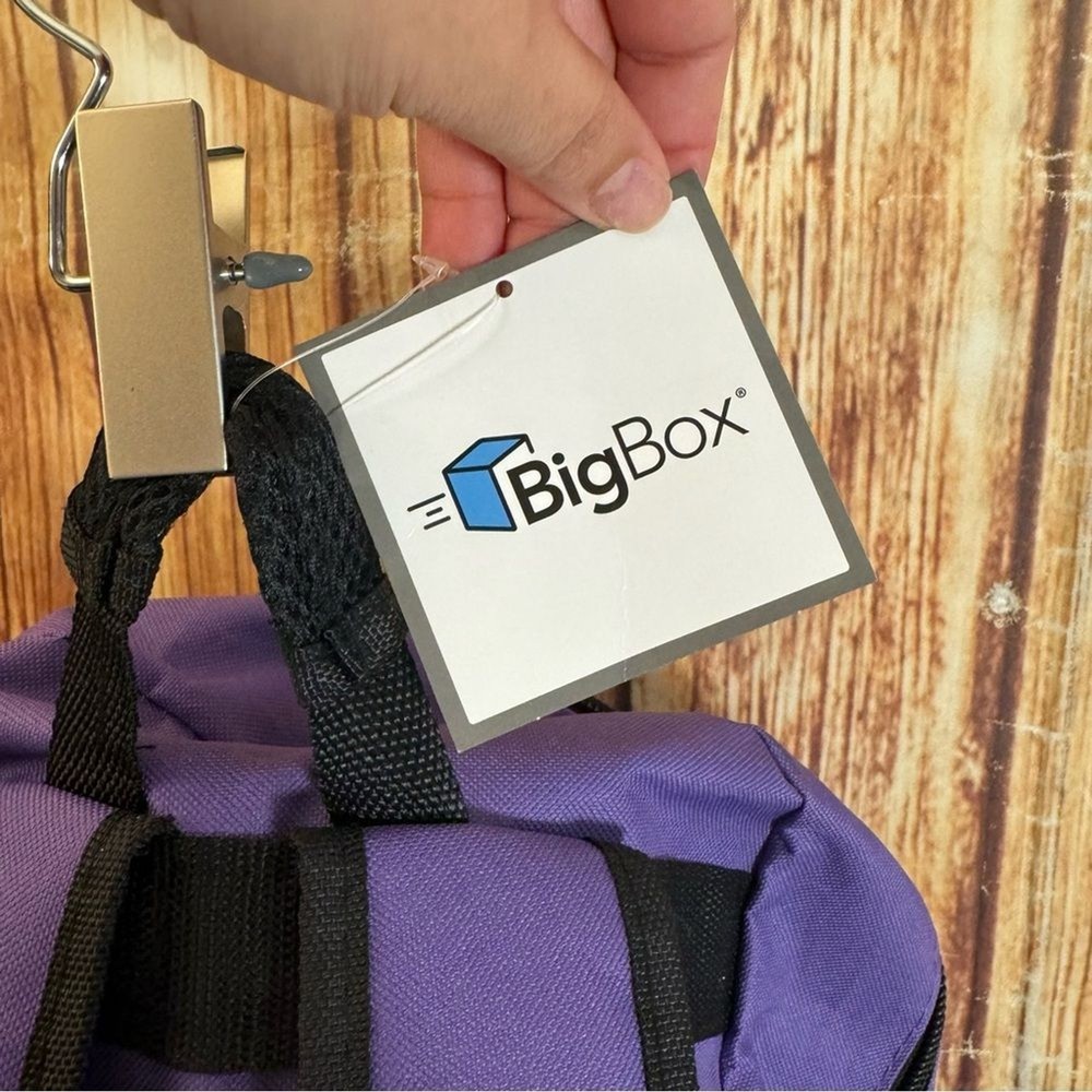 BigBox Nylon Purple Backpack 17 in
