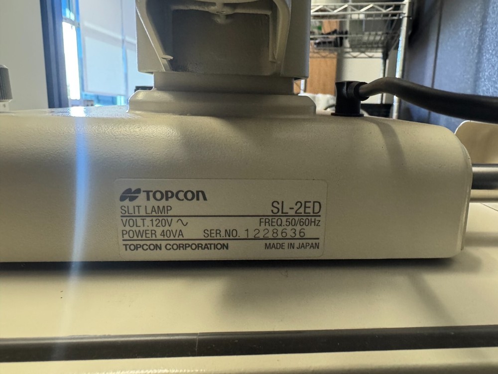 Topcon SL2ED Slit Lamp-Good Condition!