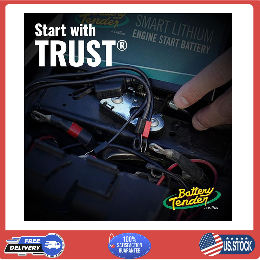 Battery Tender Ring Terminal Harness 18in SAE Quick Disconnect Cable