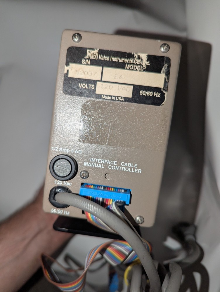VICI VALCO INSTRUMENTS E6 MULTI POSITION ELECTRIC ACTUATOR W/ CHEMINERT NBR0021