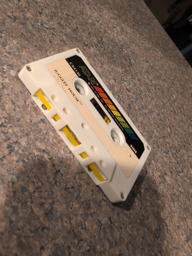 Atari 400/800 Computer Software Cassettes 2- Juggles Rainbow And House