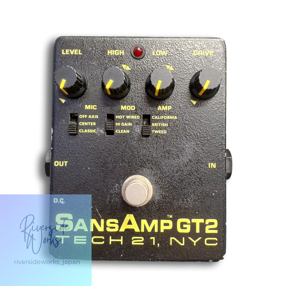TECH21 SANSAMP GT2 Amp Simulator Pedal Used JP