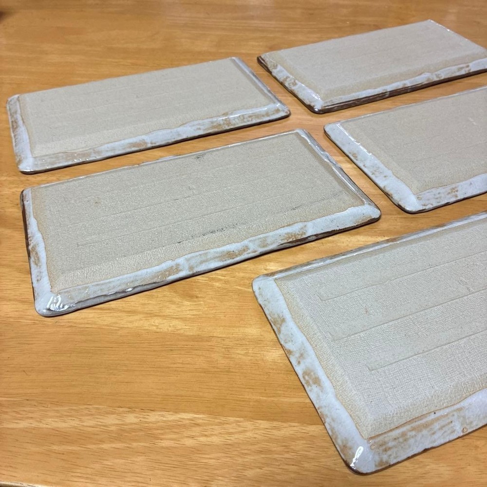 Tachikichi Square Plate 25cm 5 Set