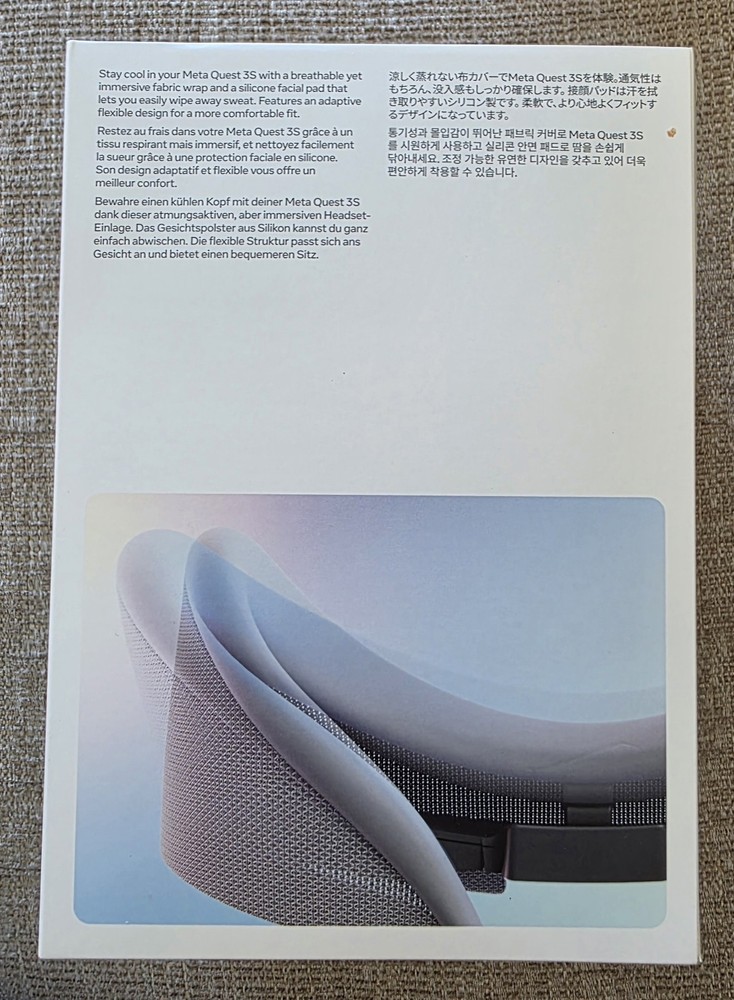 Meta Quest 3S Breathable Facial Interface - Genuine