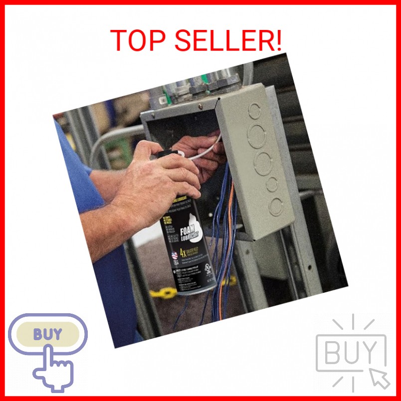 Klein Tools 51100 Pulling Lubricant, Made in USA, Electrical Wire Pulling Foam L