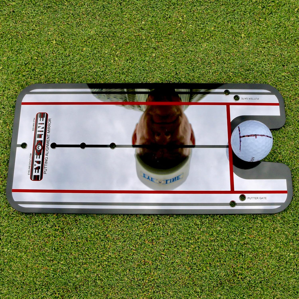 Golf Putting Alignment Mirror Training Aid - Improve Stroke & Accuracy Fast