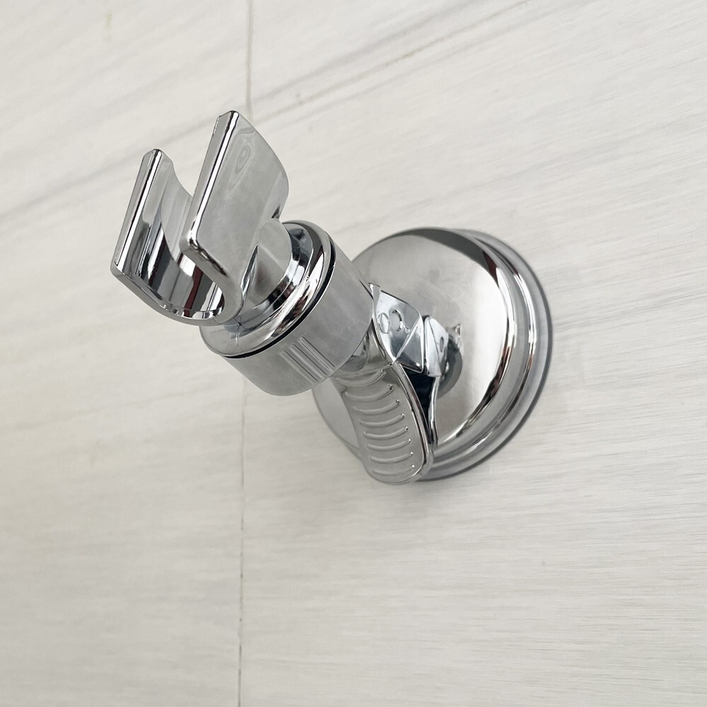 Adjustable Shower Head Holder Suction Cup Handheld Wall Mount Bathroom Bracket