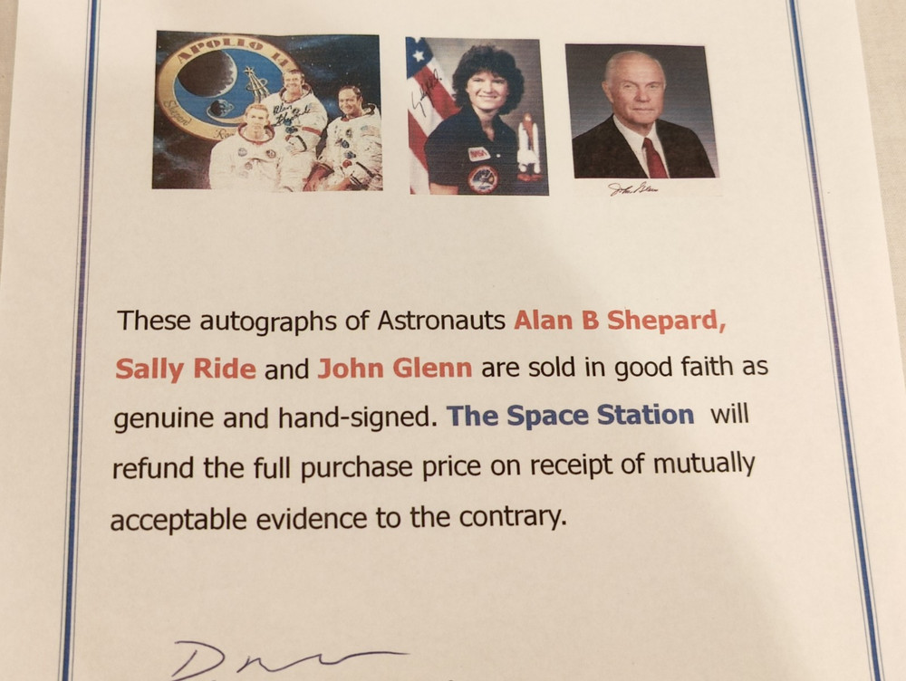 Apollo 14 Crew Photo (Signed by Alan Shepard)