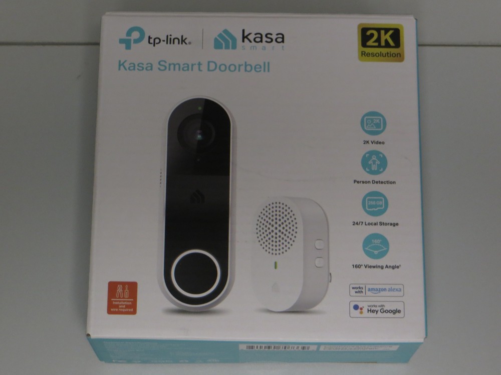 Kasa TP Link Smart Doorbell KD110 with Micro SD Card