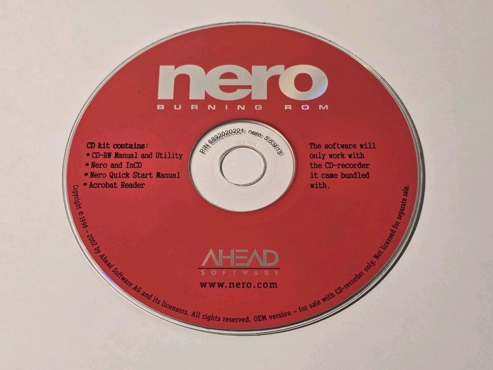 Nero Burning Rom Replacement CD Burning Software - Ahead Software