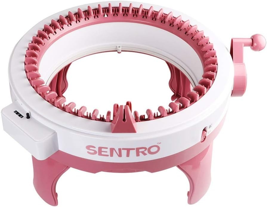 SENTRO 48 Needles Knitting Machine with Electric Adapter, Smart Weaving Loom ...