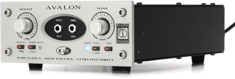 Avalon U5 Class A Active Instrument DI and Preamp