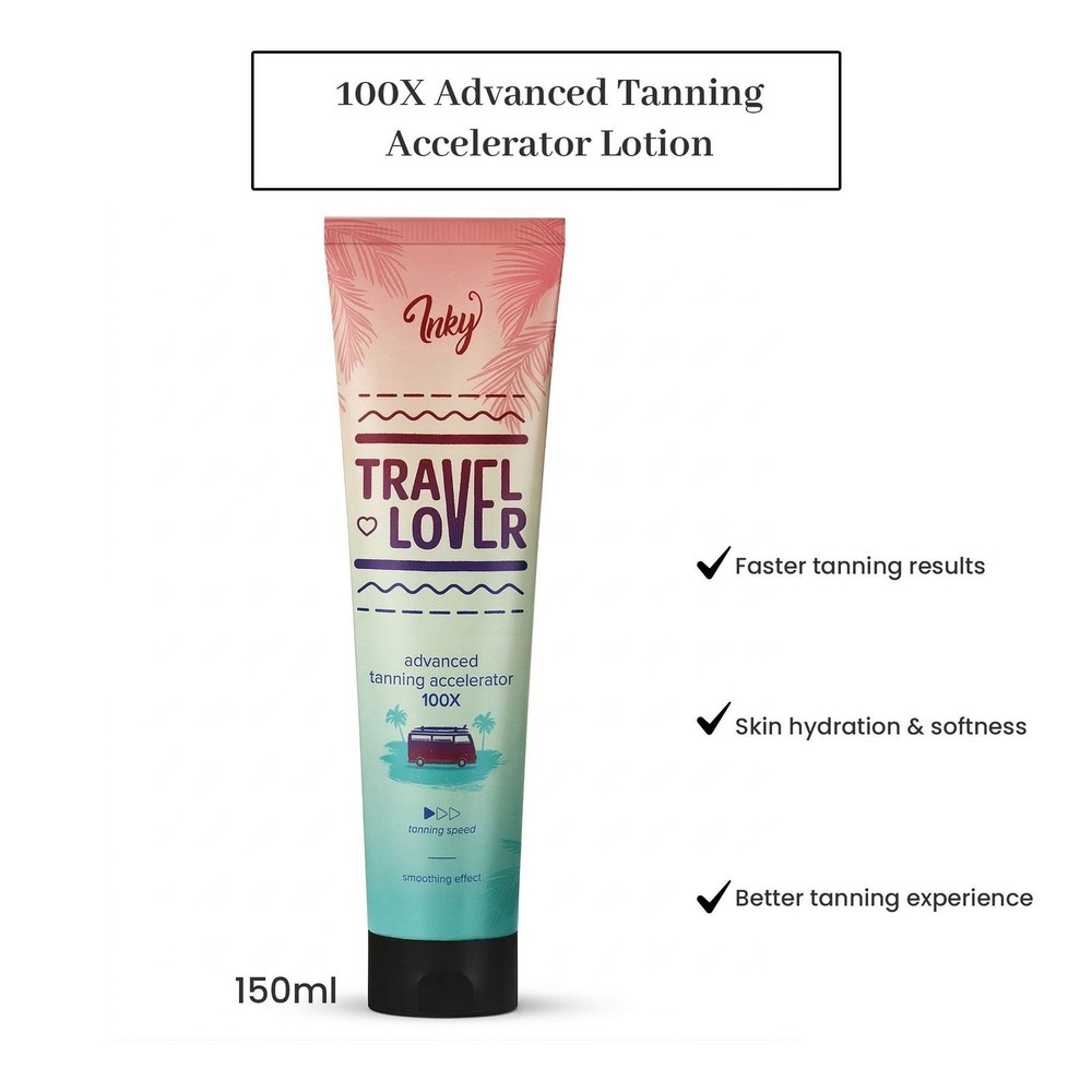 Inky 100X Advanced Tanning Accelerator Lotion - Fast Tan & Hydrating
