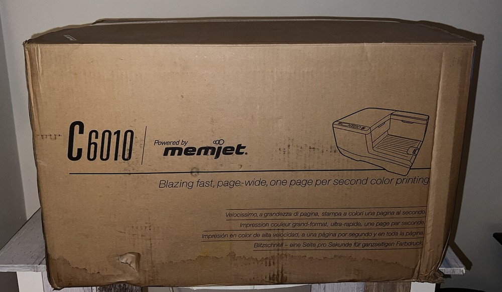 NEW MEMJET C6010 PRINTER S/N 2581BD3260187 / COMPLETE