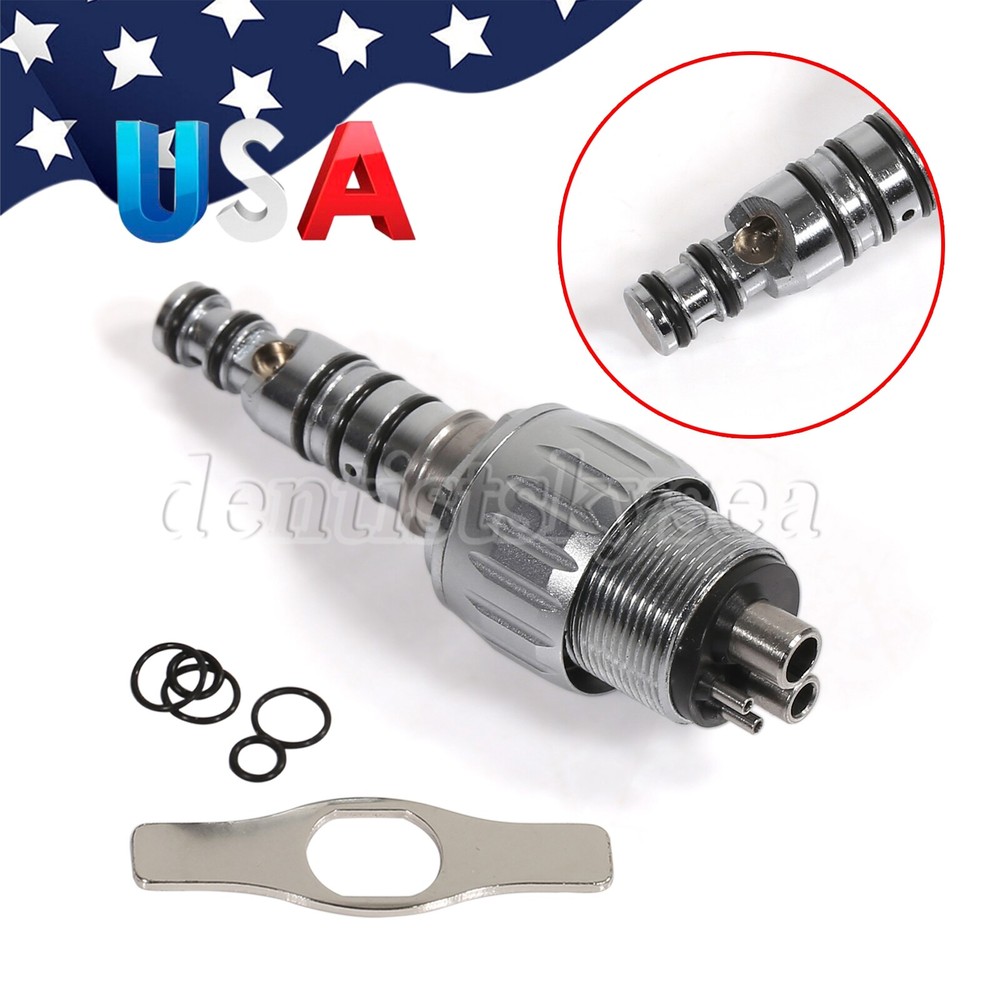 Dental KaVo MULTIflex Type Coupler 4 Hole High Speed Handpiece Quick Coupling US