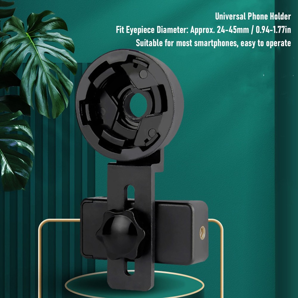 2-Adjustable Telescope Phone Mount For Stable Photography
