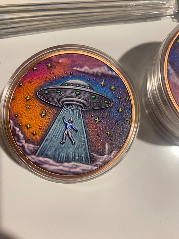 67 oz colorized copper lot. Mostly 5oz rounds