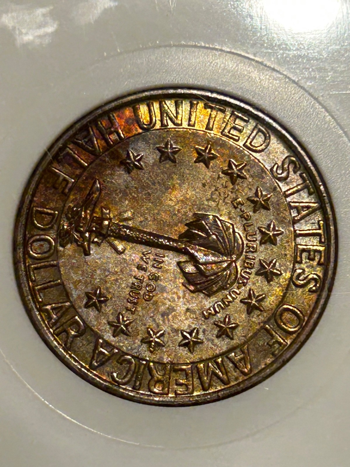 1936 South Carolina Half Dollar NGC MS65 CAC Green Fatty Holder Deep Toned