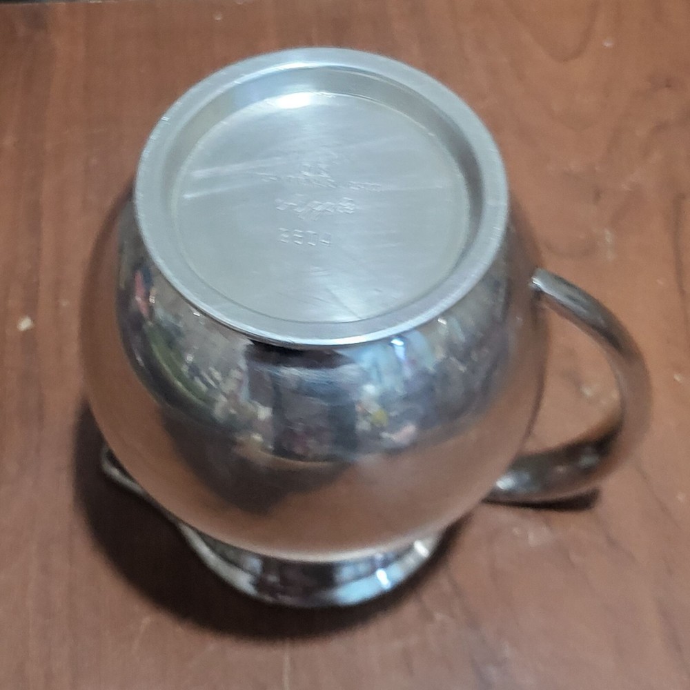 Wilcox Creamer Pitcher International Silver Apple 2604