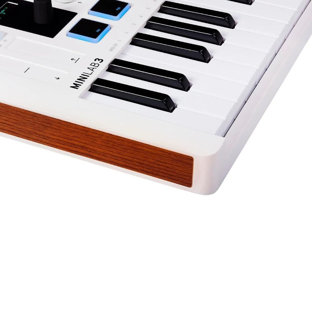 Arturia MiniLab 3 MIDI Keyboard Controller, Lavalier Omnidirectional Mic, USB...