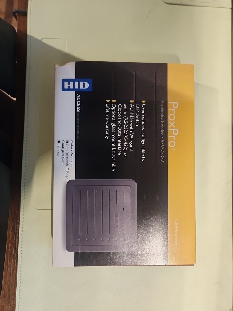 PROXPRO 5355/5352 125KHZ RFID Reader Proximity ID Card