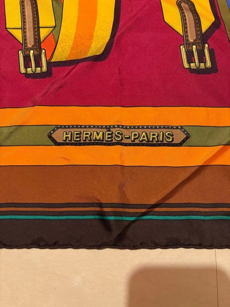 Hermes Scarf 90 Belt Pattern Large