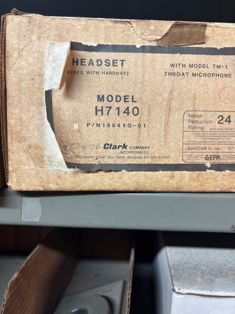 H7140 DAVID CLARK HEADSET NEW SURPLUS