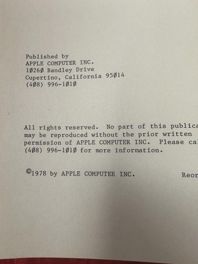 1978 Apple Software Bank Contributed Programs Vol 3-5 Bonus Issue Vintage Book