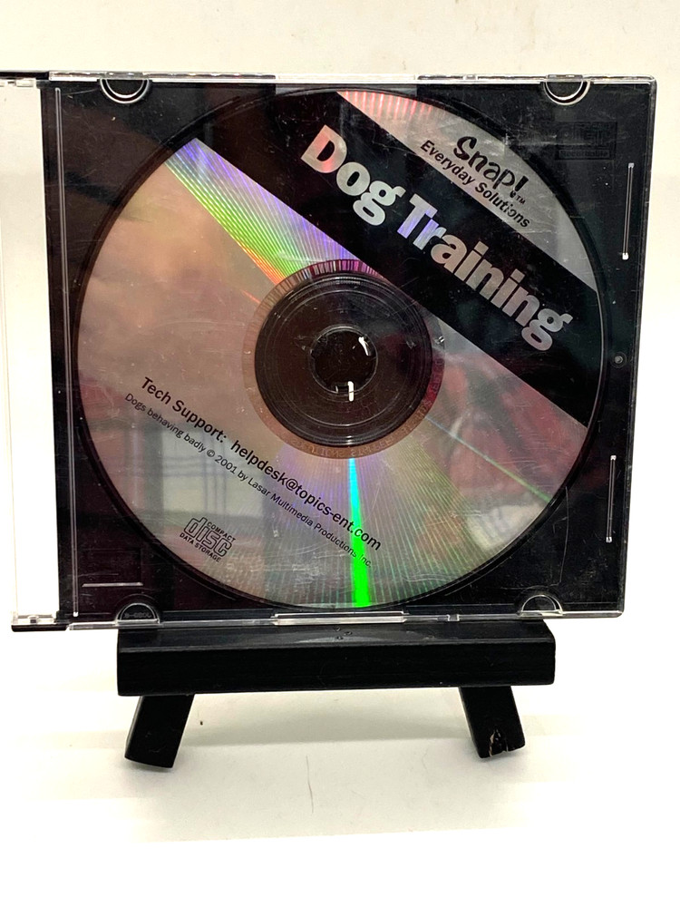 Snap! Everyday Solutions Dog Training PC CD-ROM 2001 IBM/PC Vintage Software