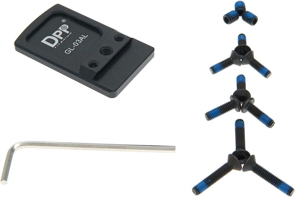 DPP Titanium Rear Sight Dovetail Mount/Mounting Plate/Adapter Compatible with...