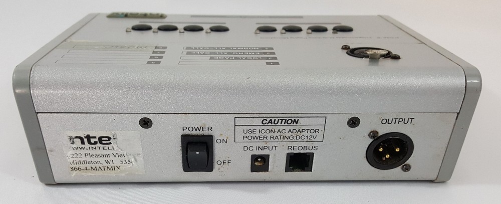 Intelix PSM-8 Programmable Multi-Zone Paging Microphone