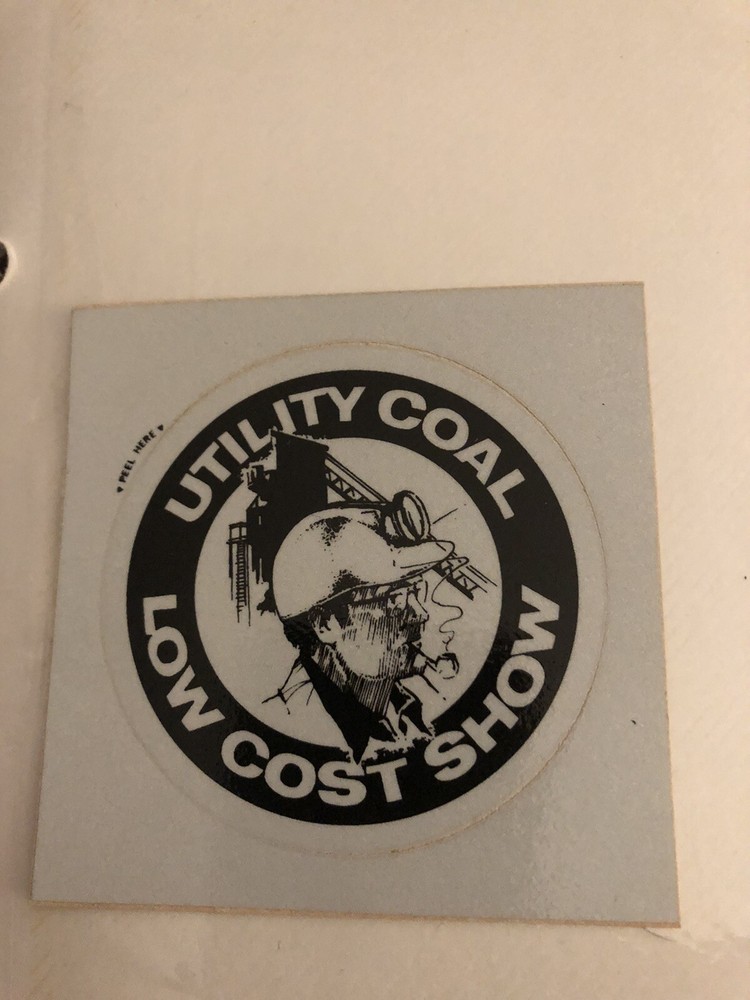 coal mining stickers nice older coal company