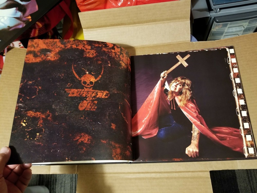 RANDY RHOADS OZZY OSBOURNE LARGE BLIZZARD OF OZZ ERA 88 PAGE COFFEE TABLE BOOK