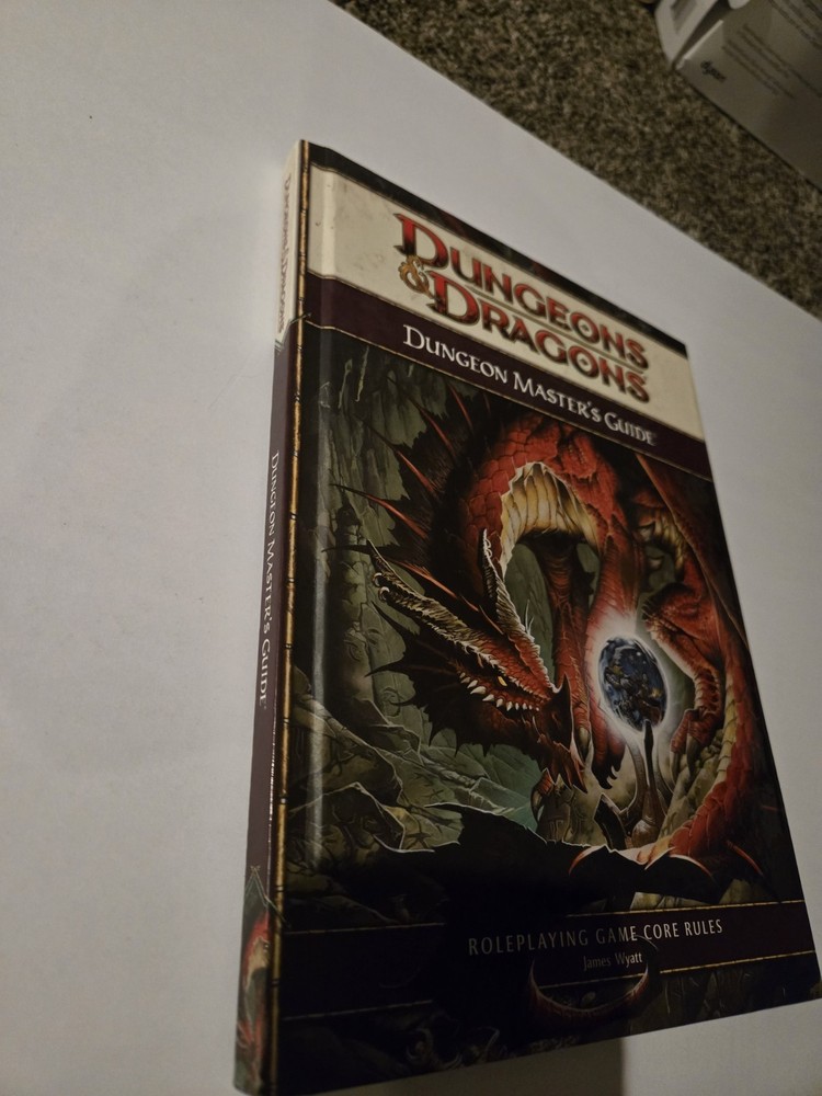 Dungeons & Dragons Dungeon Master’s Guide Core Rules Hardcover Book 2008
