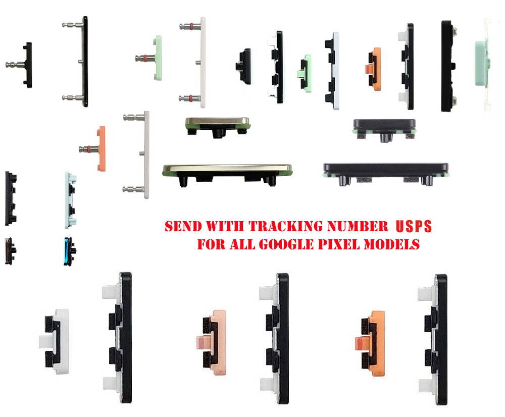 Power Button On/Off Volume Button Set Side Keys For Google Pixel All Models NEW