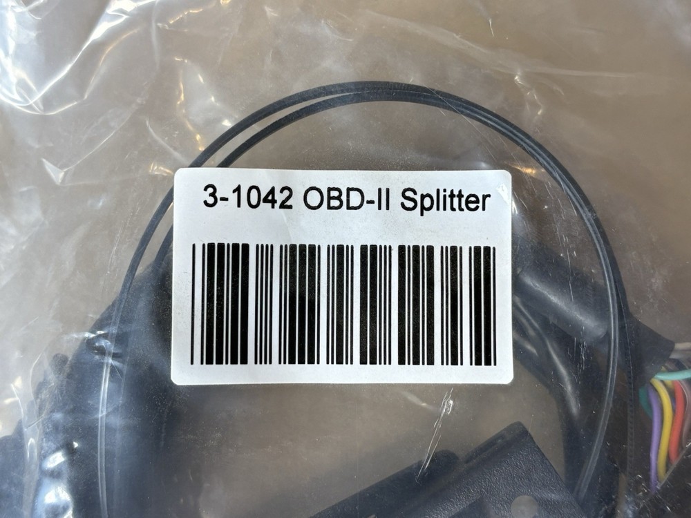 OBD II Splitter Extension w/ Y Cable Covert Underdash Mount GPS Tracking Devices