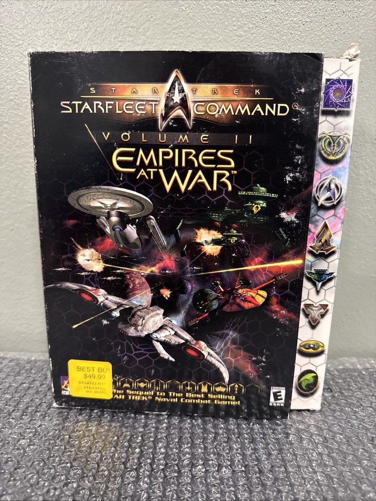 Star Trek Starfleet Command Volume II Empires At War Big Box PC Game