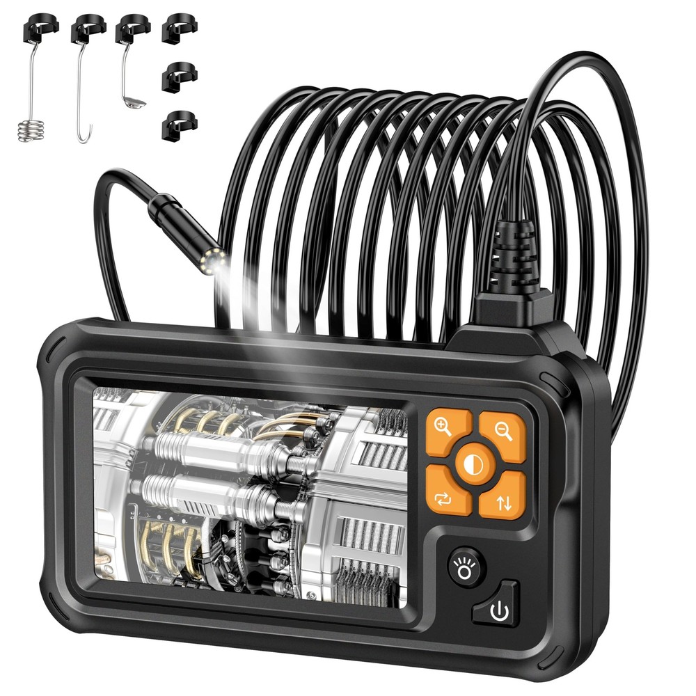 Industrial Borescope with Bluart 3.0 Tech, HD Digital Endoscope Camera Light, I