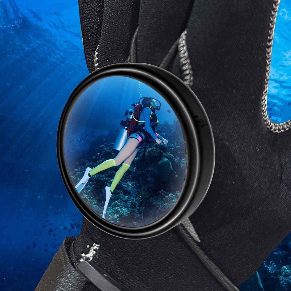 Diving Mirror Diving Mirror Glasses Portable Adjustable Round Underwater