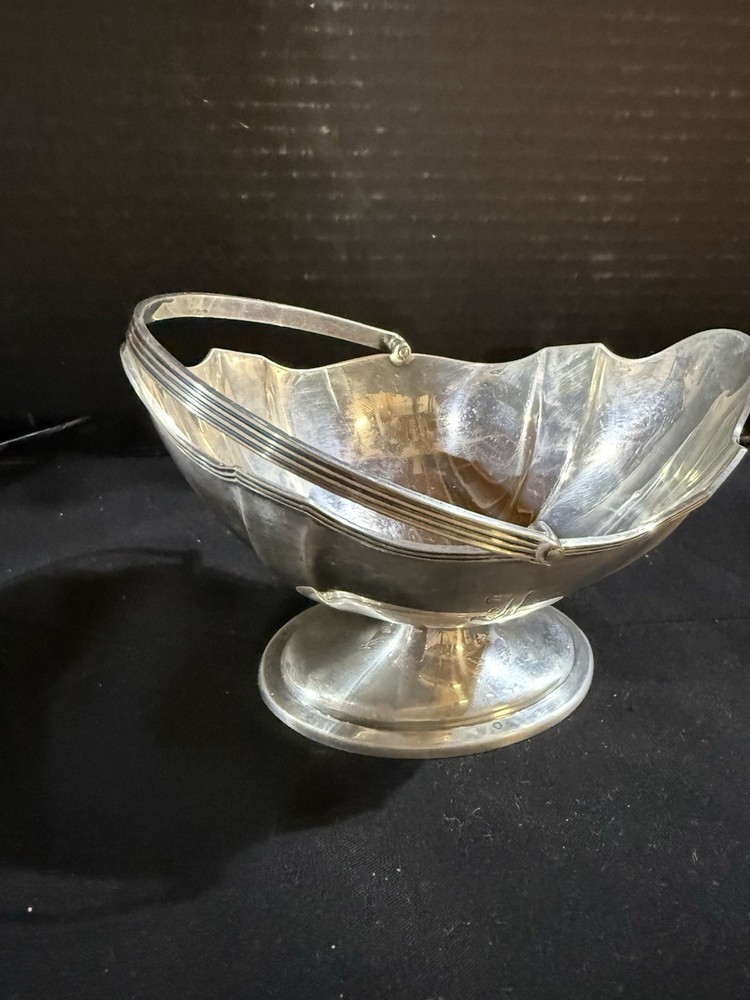English Sterling Silver Sugar Basket